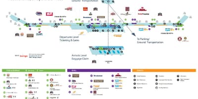 Карту Аэропорта Детройт