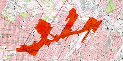 Карта Детройта соляная шахта